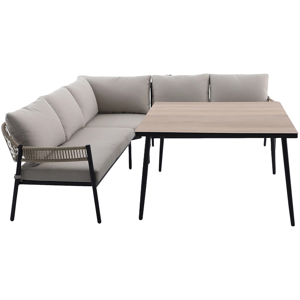 Set mobilier gradina GOODHOME Siliana, 2 piese, bej