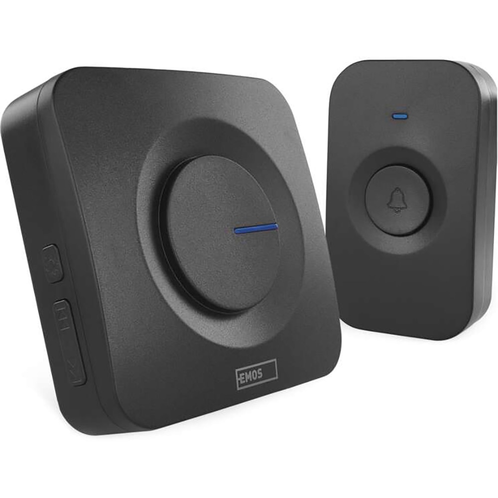 Sonerie wireless EMOS P5728, 52 melodii, 180m, negru