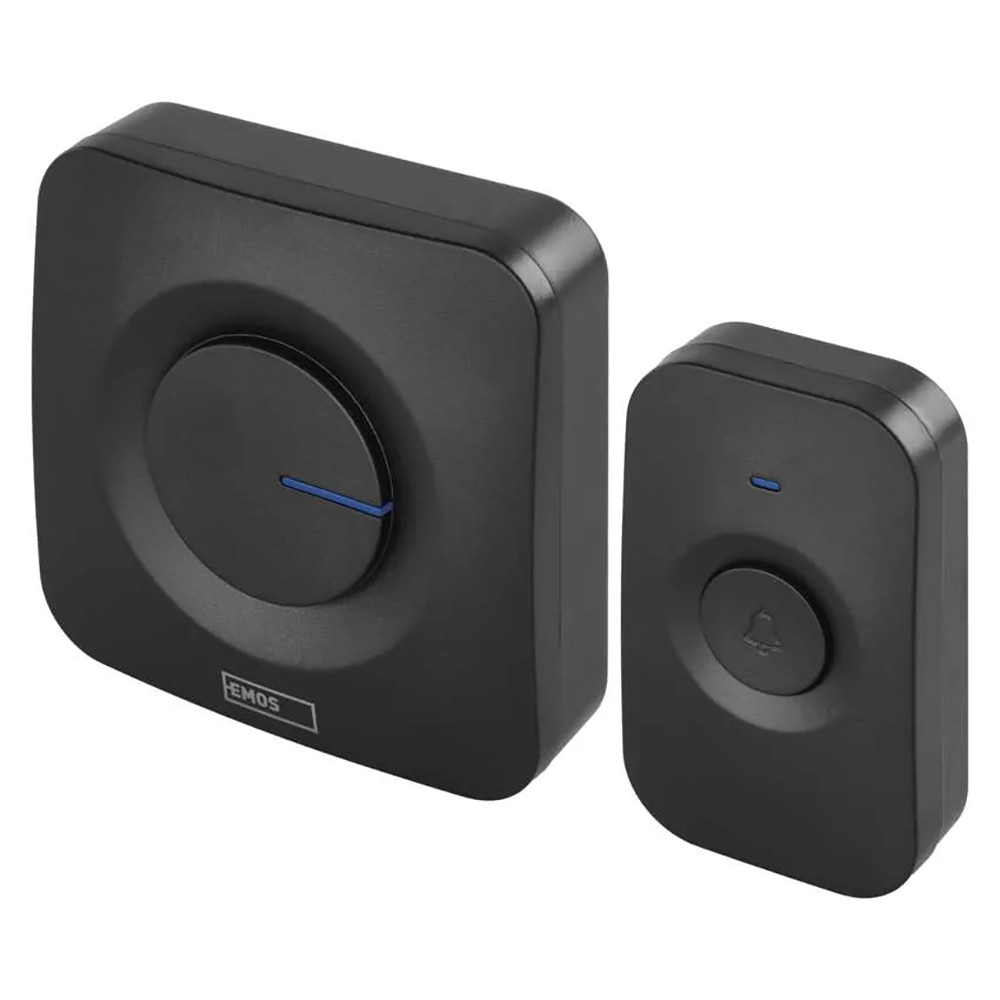 Sonerie wireless EMOS P5728, 52 melodii, 180m, negru
