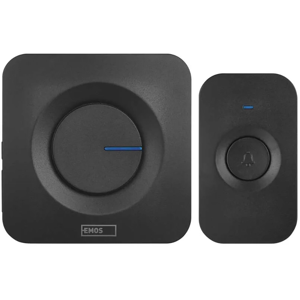 Sonerie wireless EMOS P5728, 52 melodii, 180m, negru
