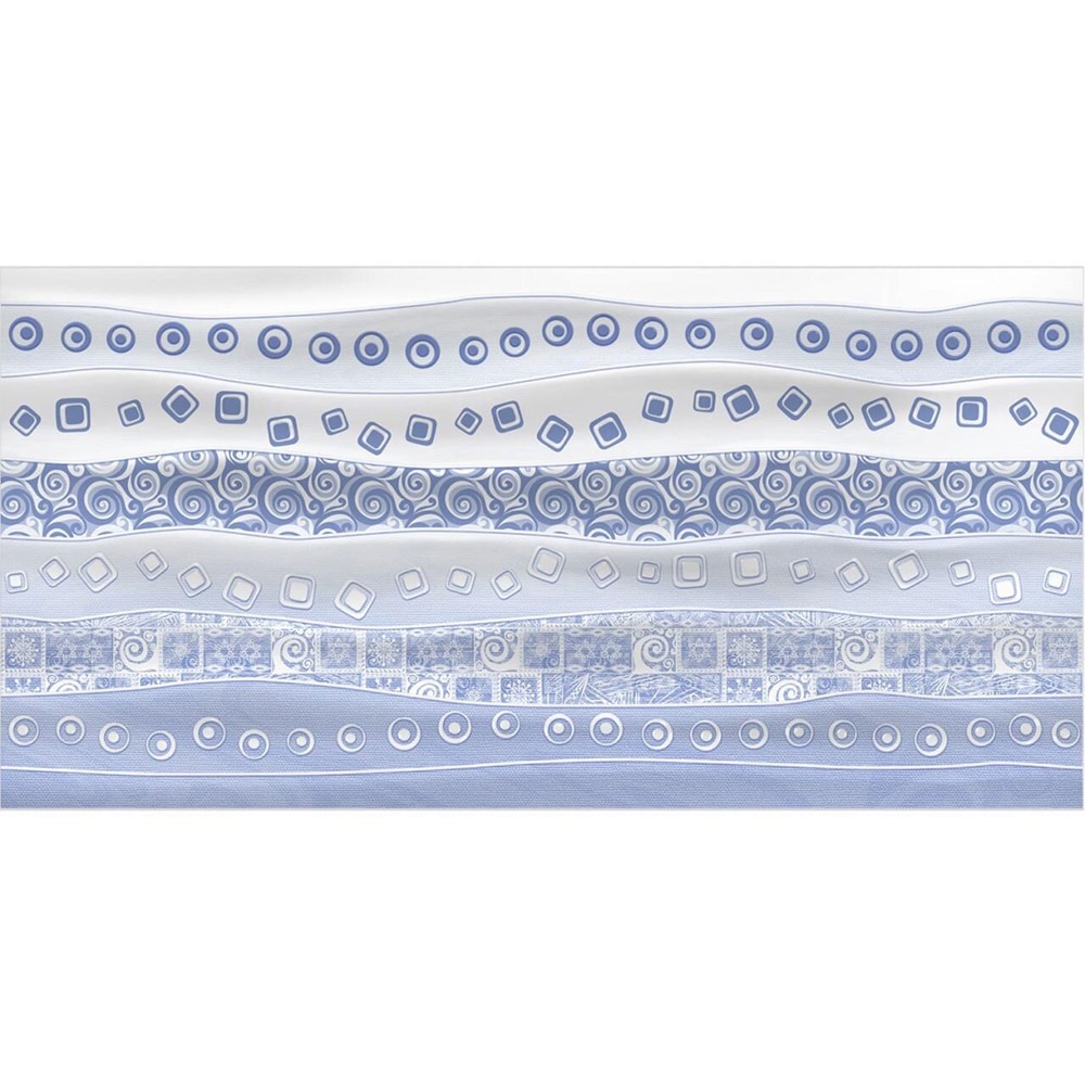 Faianta decor KAI Celine Waves Blue 2880, 30 x 60 cm, 9 mm, albastru, 1.62 mp/cutie