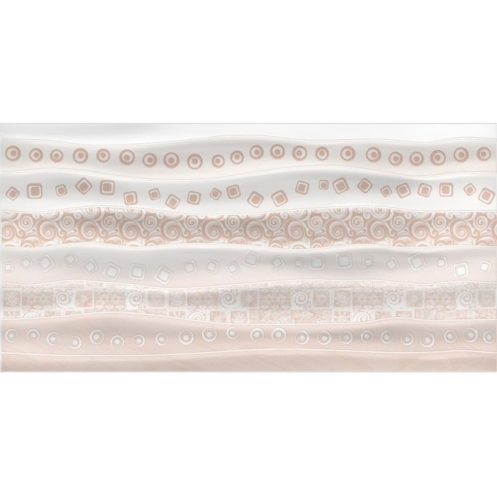 Faianta decor KAI Celine waves, bej, 30 x 60 cm, 9 mm, 1.62 mp/cutie