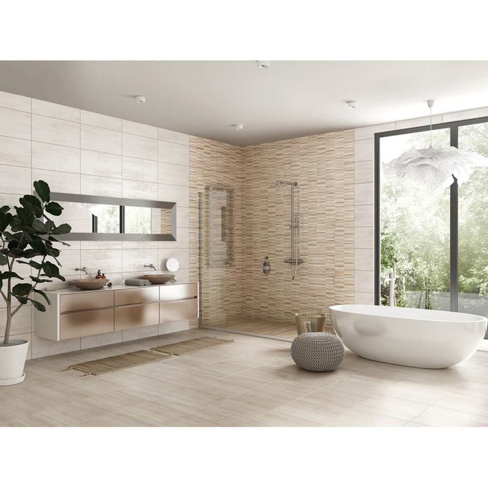 Faianta KAI Astra, alb, 30 x 60 cm, 9 mm, 1.62 mp/cutie