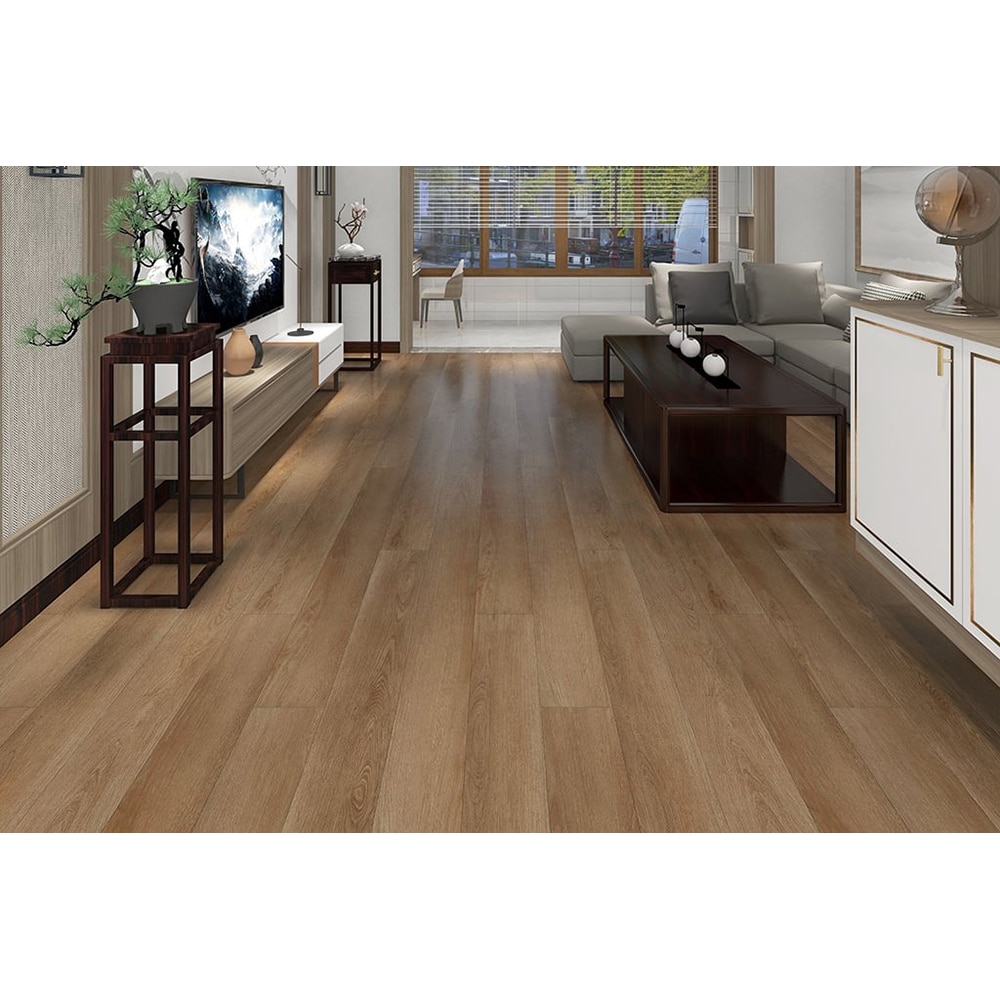 Parchet SPC Canyon OAK, 5 mm, AC4, 2.50 m2/cutie, maro