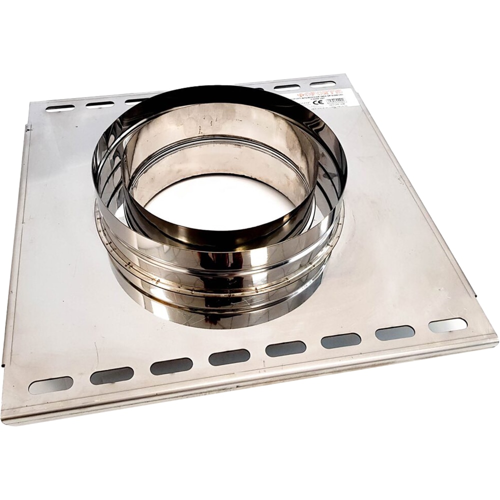 Suport intermediar cos de fum dublu perete VULCANO, diametru 160-220 mm, inox