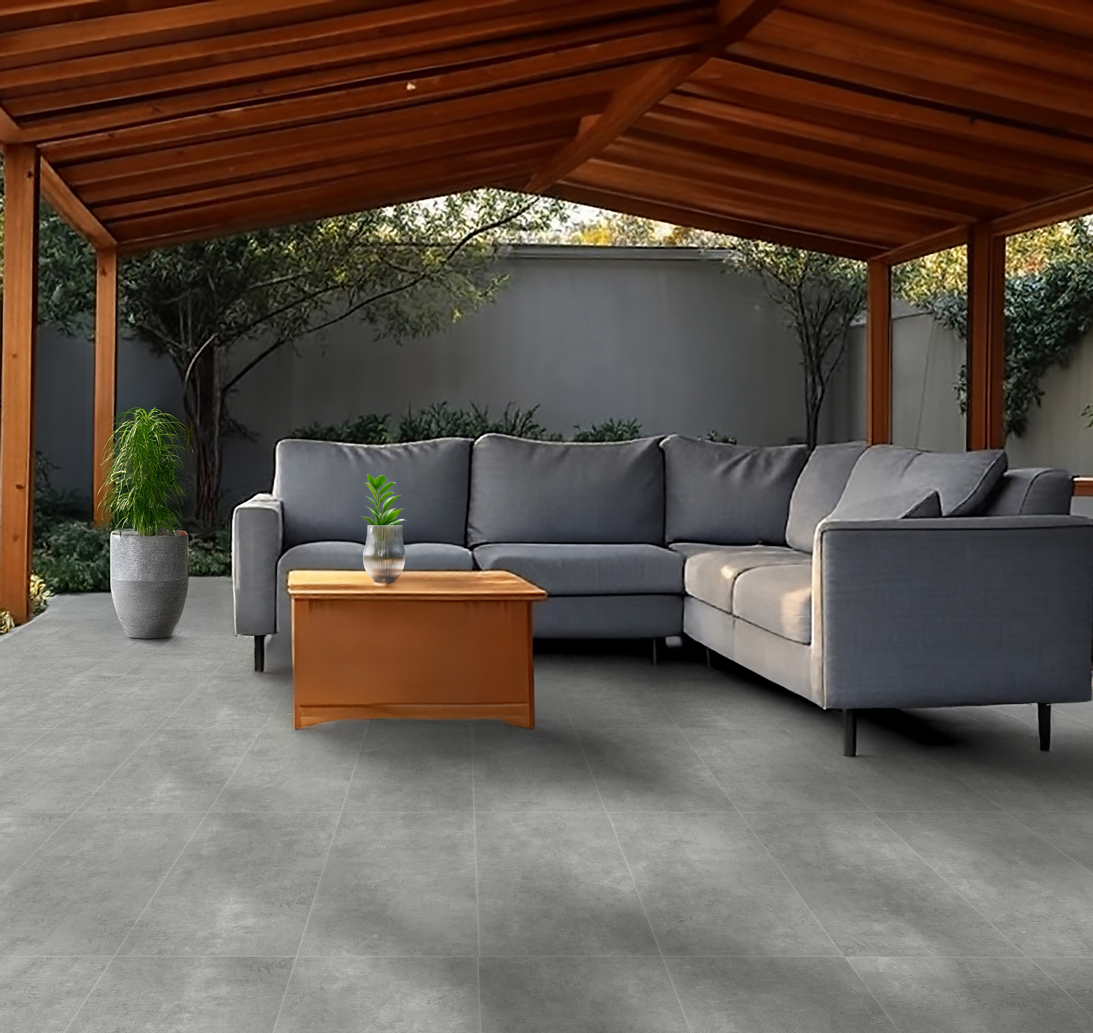 Gresie interior/exterior Greco, gri, 30 x 60 cm, 8 mm, 1.8 m2/cutie, PEI 3