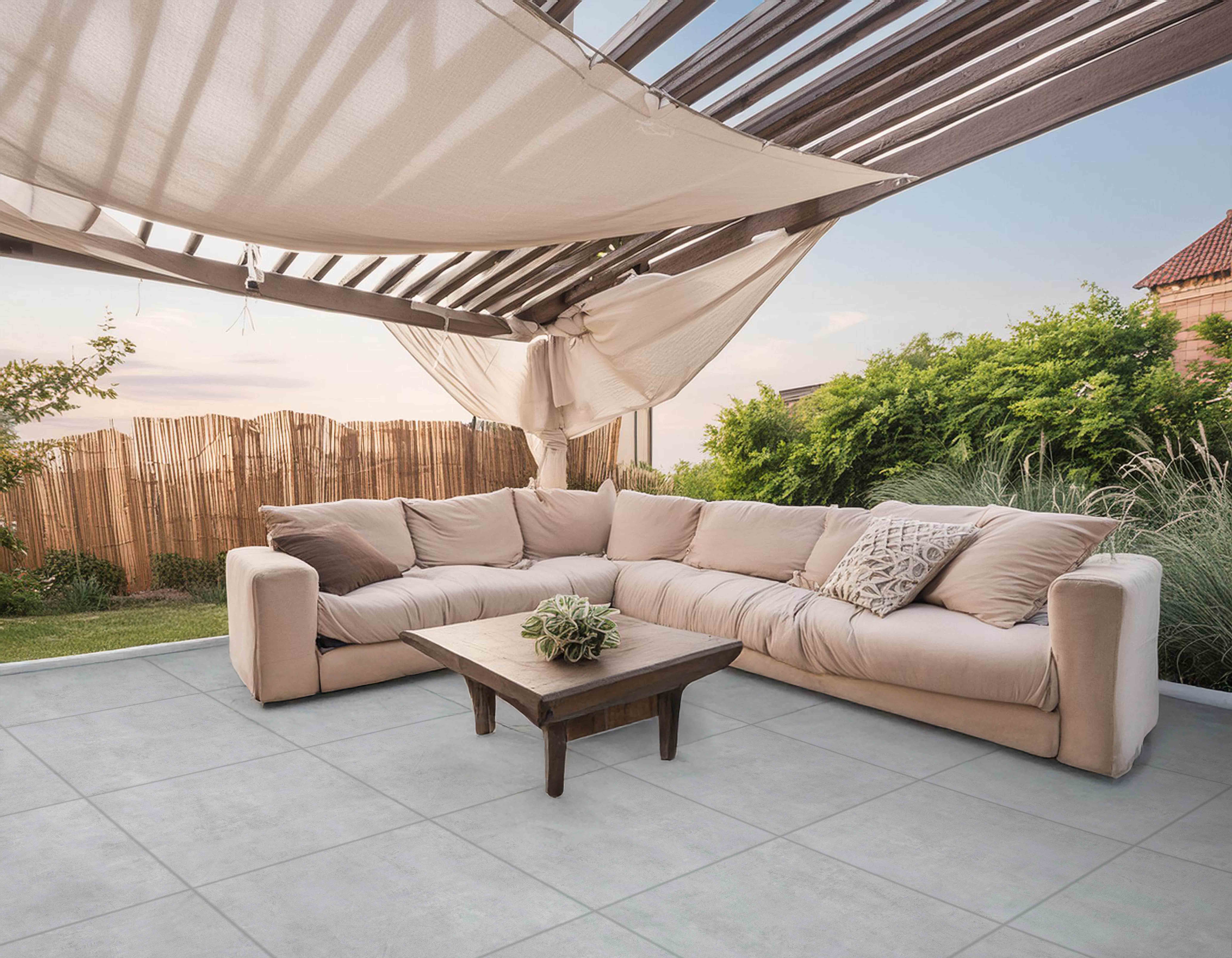 Gresie interior/exterior Greco, gri, portelanata, 60 x 60 cm, 1.8 mp/cutie, PEI 3