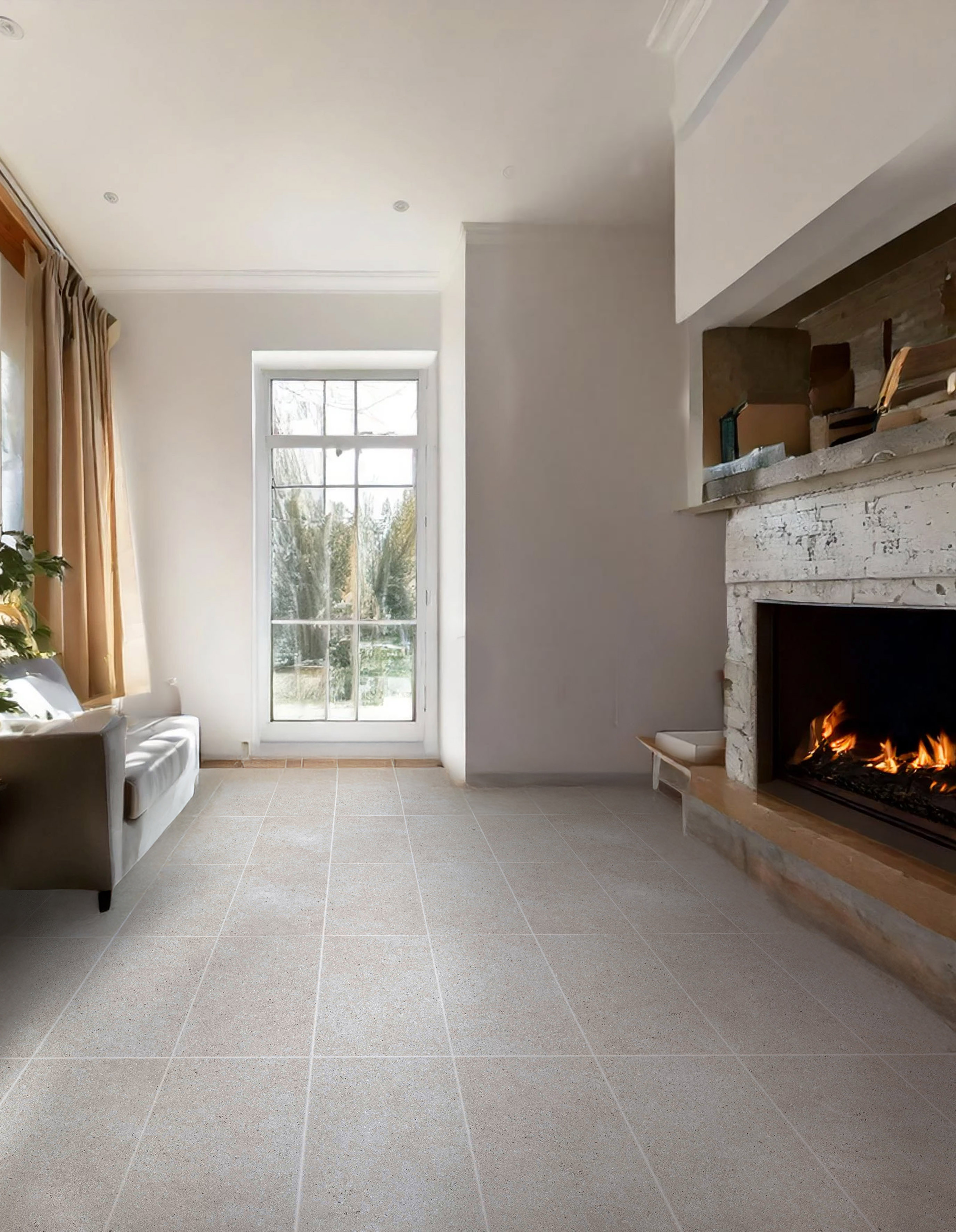 Gresie interior/exterior Hopper, maro, portelanata, 30 x 60 cm, 1.84 mp/cutie, PEI 3