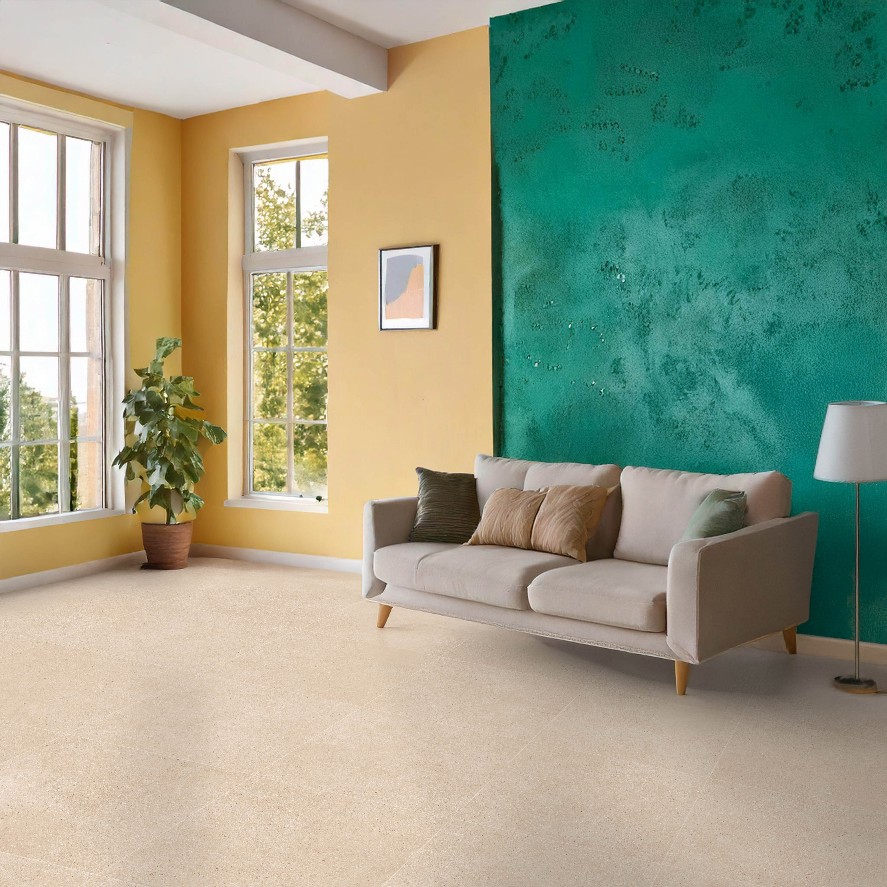 Gresie Hopper Brown, 60 x 60 cm, 1.84 mp, bej