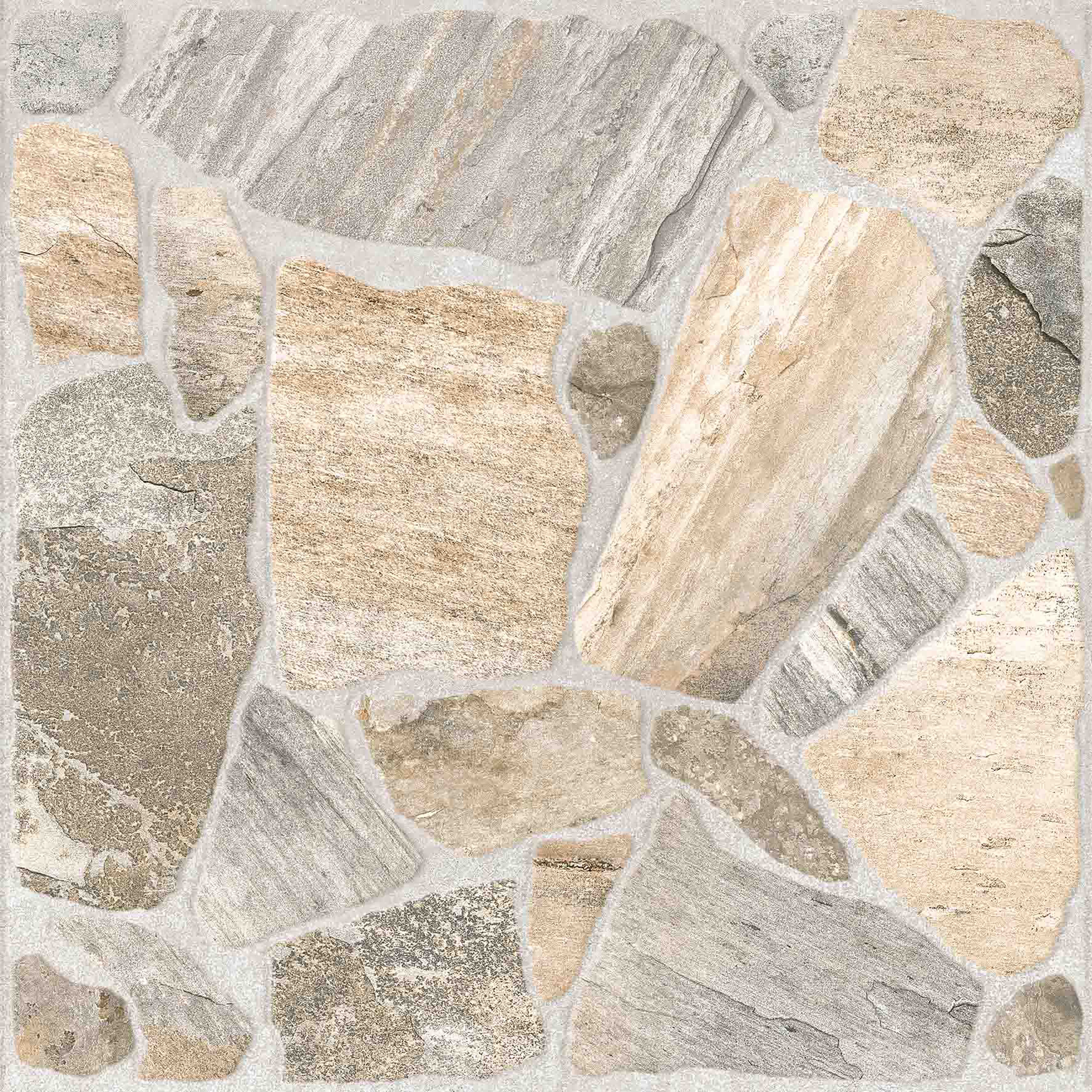 Gresie interior/exterior Pietra, gri, portelanata, 45 x 45 cm, 1.25 mp/cutie, PEI 3