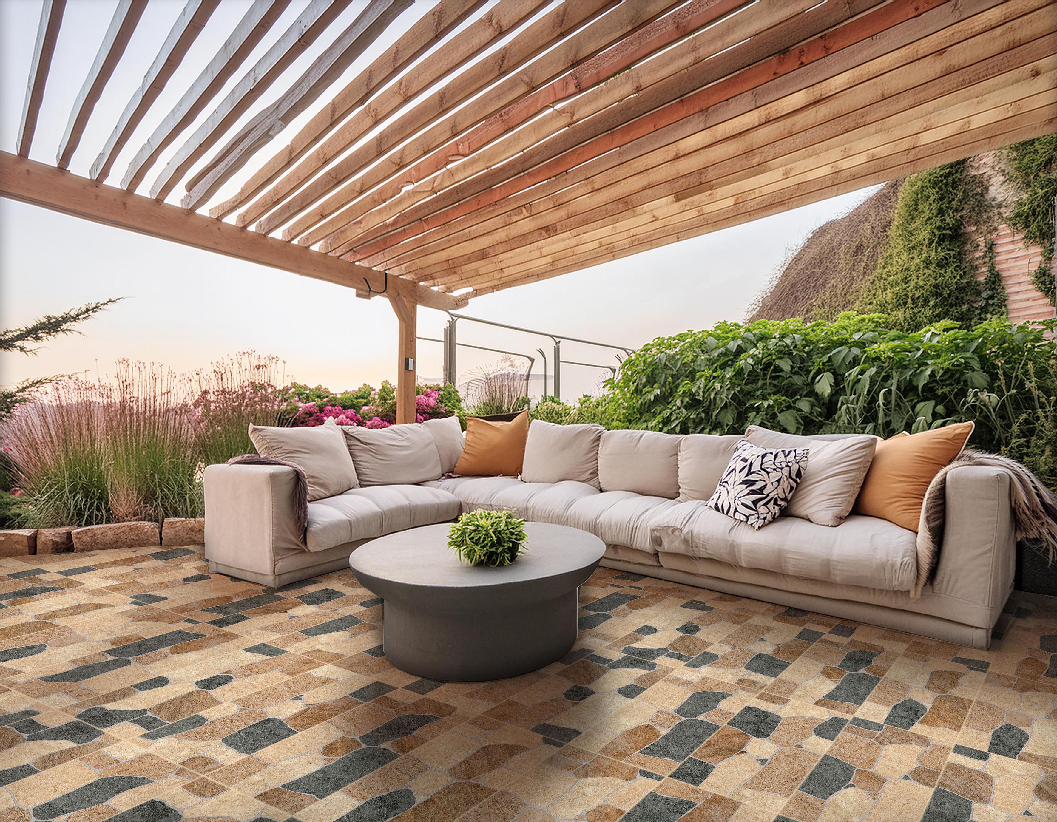 Gresie interior/exterior Fenix, multicolor, 30 x 60 cm, 8 mm, 1.84 m2/cutie, PEI 3