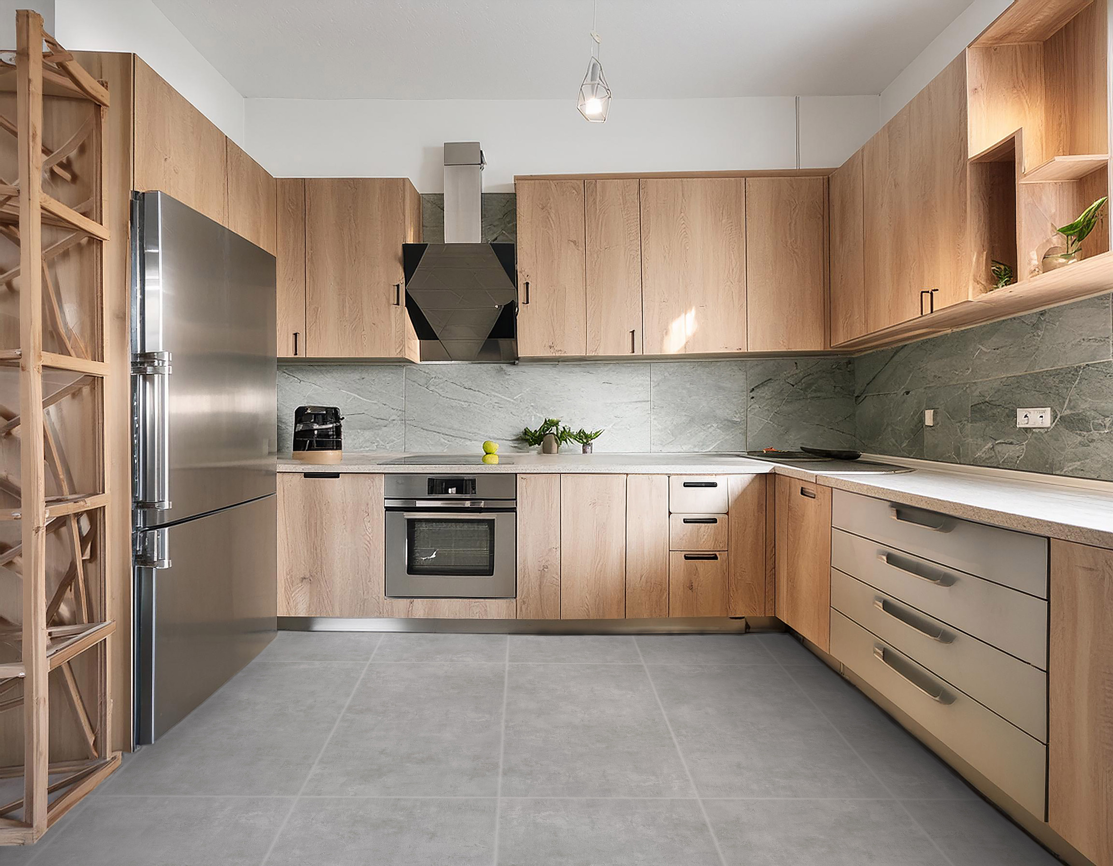 Gresie interior/exterior Greco, gri, 120 x 60 cm, 8 mm, 1.44 m2/cutie, PEI 3