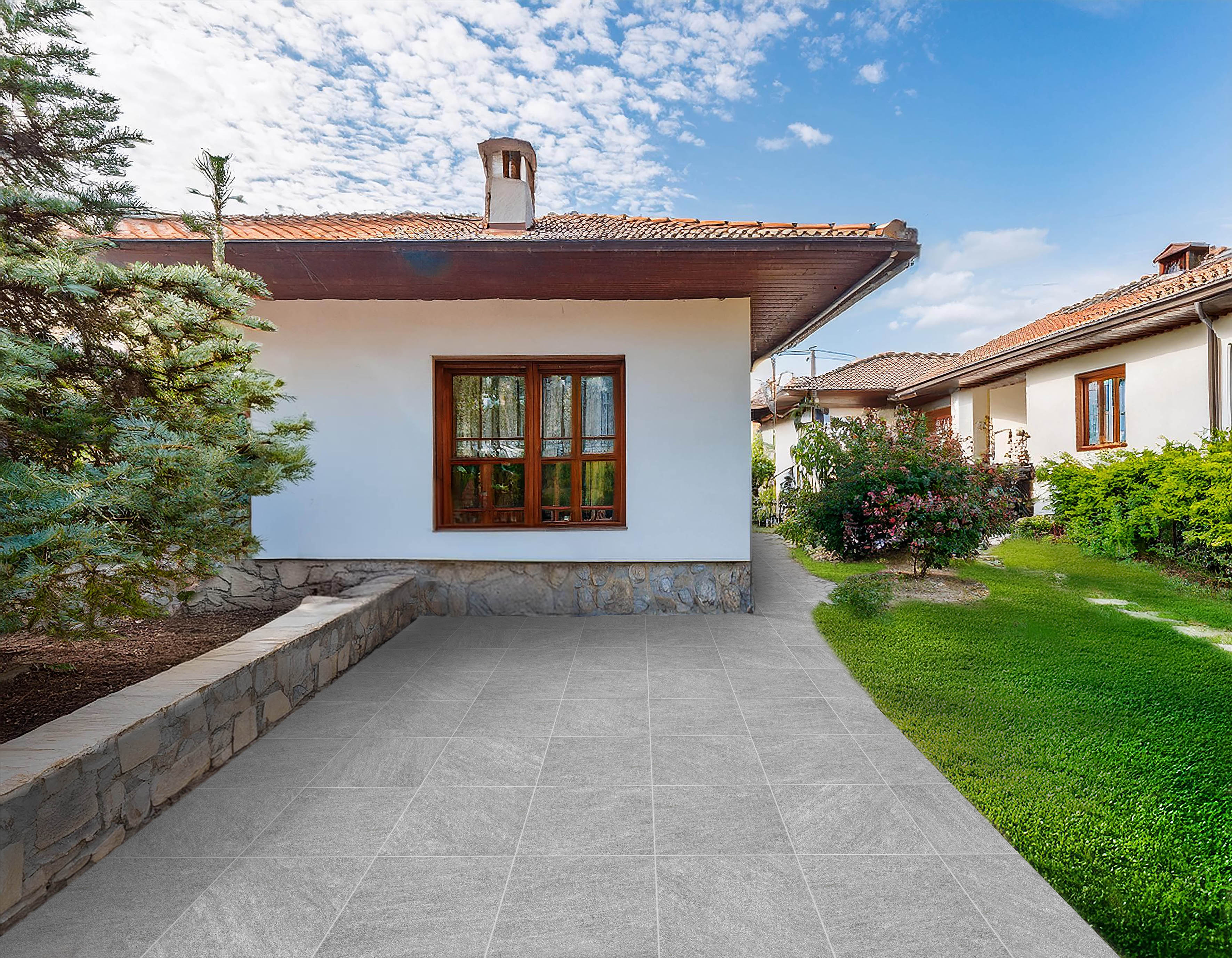 Gresie interior/exterior Forum, gri, portelanata, 60 x 60 cm, 1.84 mp/cutie, PEI 4