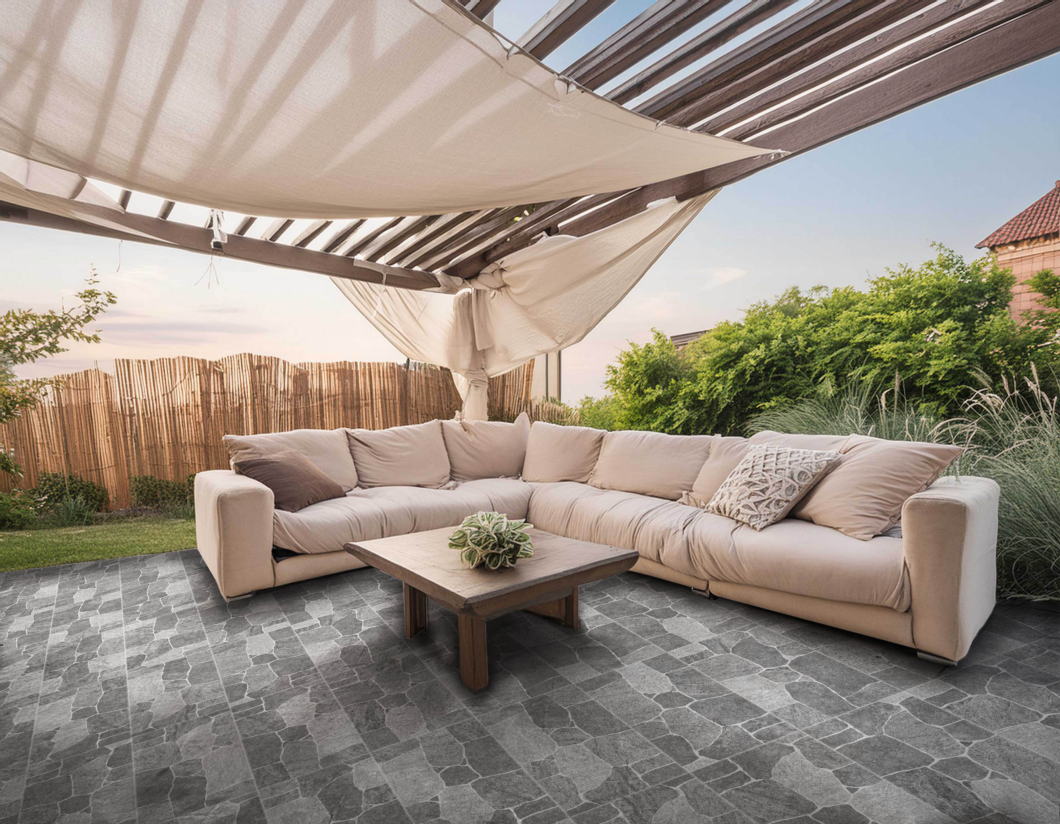 Gresie Fenix, gri, 30 x 60 cm, grosime 8 mm, 1.84 mp/cutie