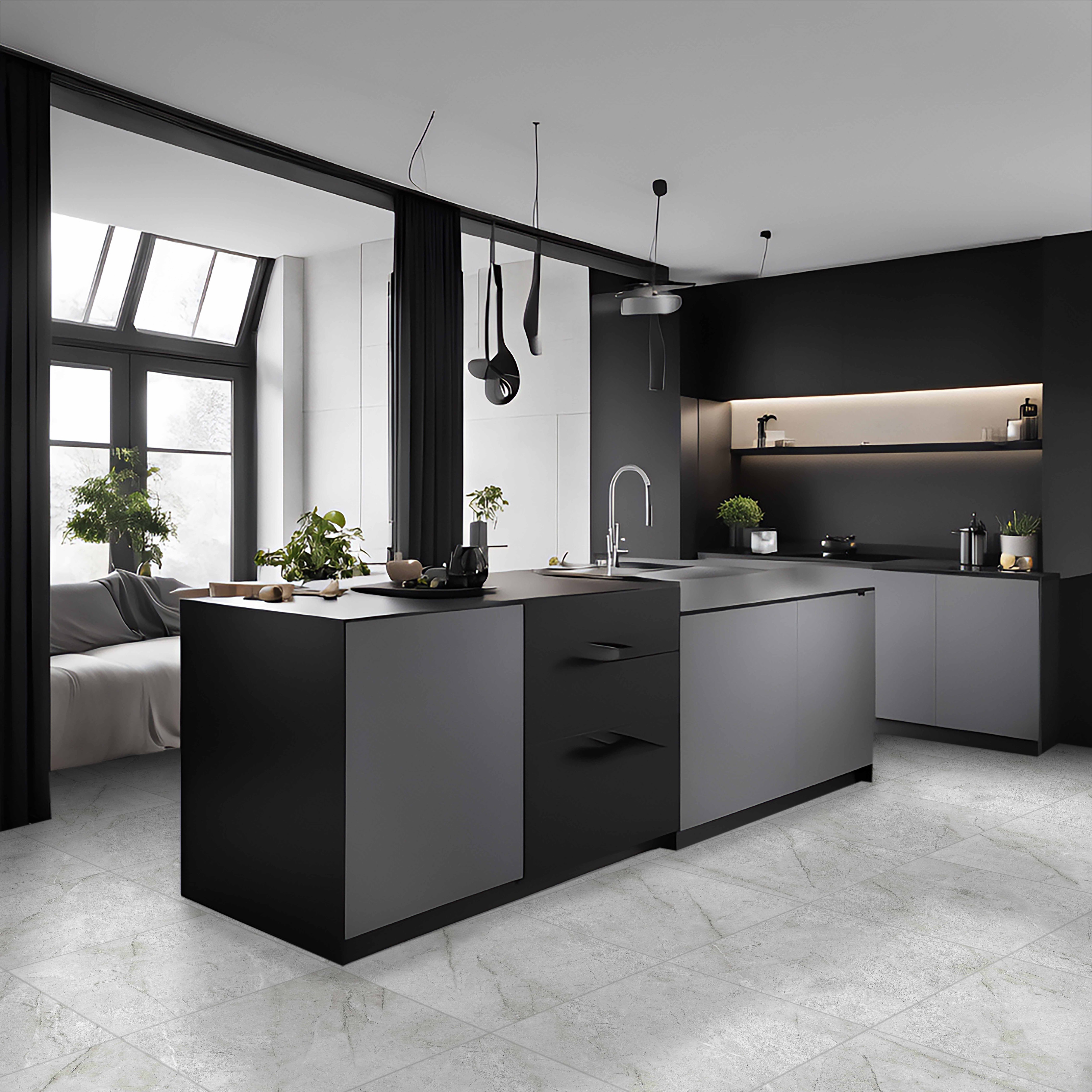 Gresie interior/exterior Milestone Grey, 45 x 45 cm, 8 mm, 1.25 mp/cutie