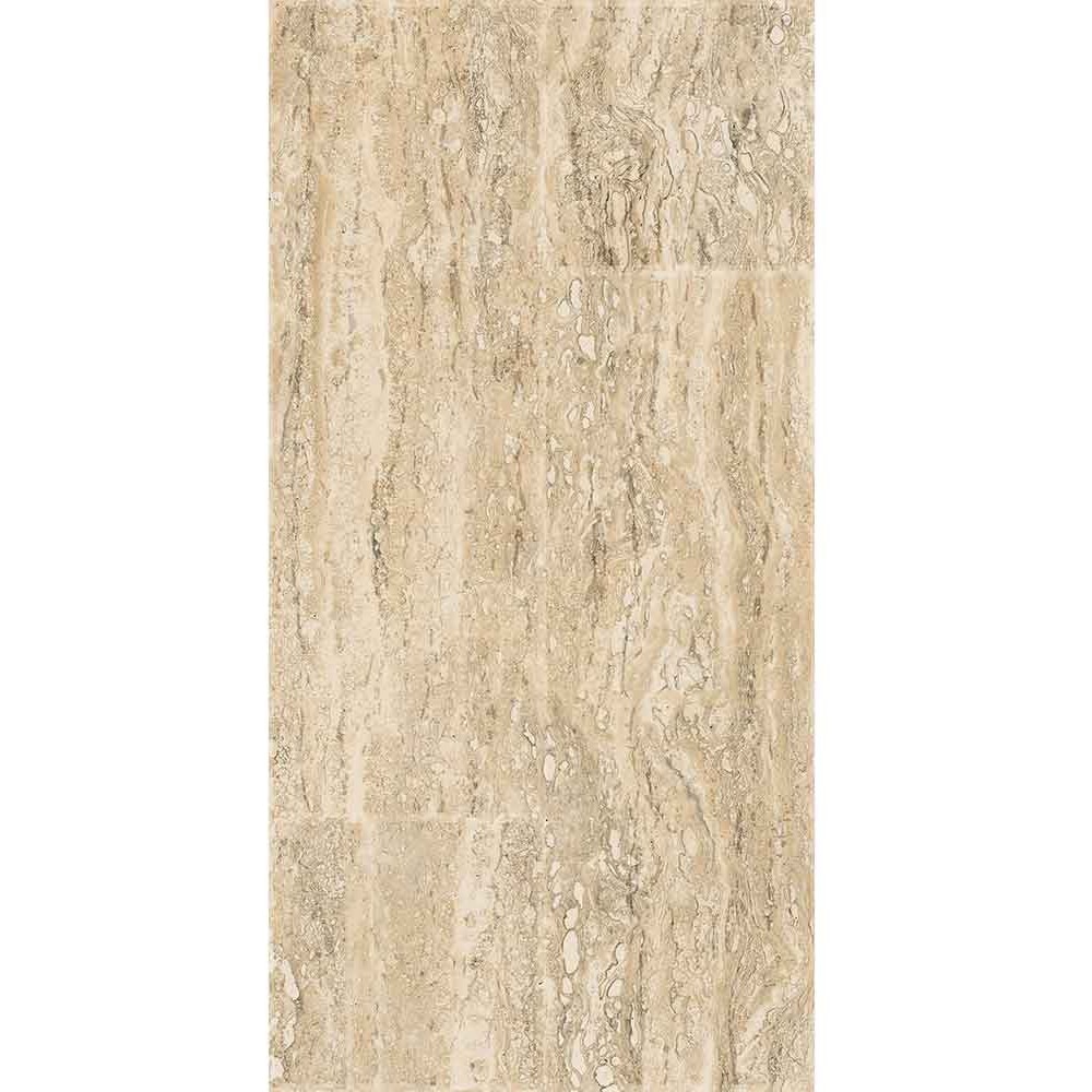 Placa murala Travertine, 30 x 60 cm, 9 mm. 1.08M m/cutie, bej