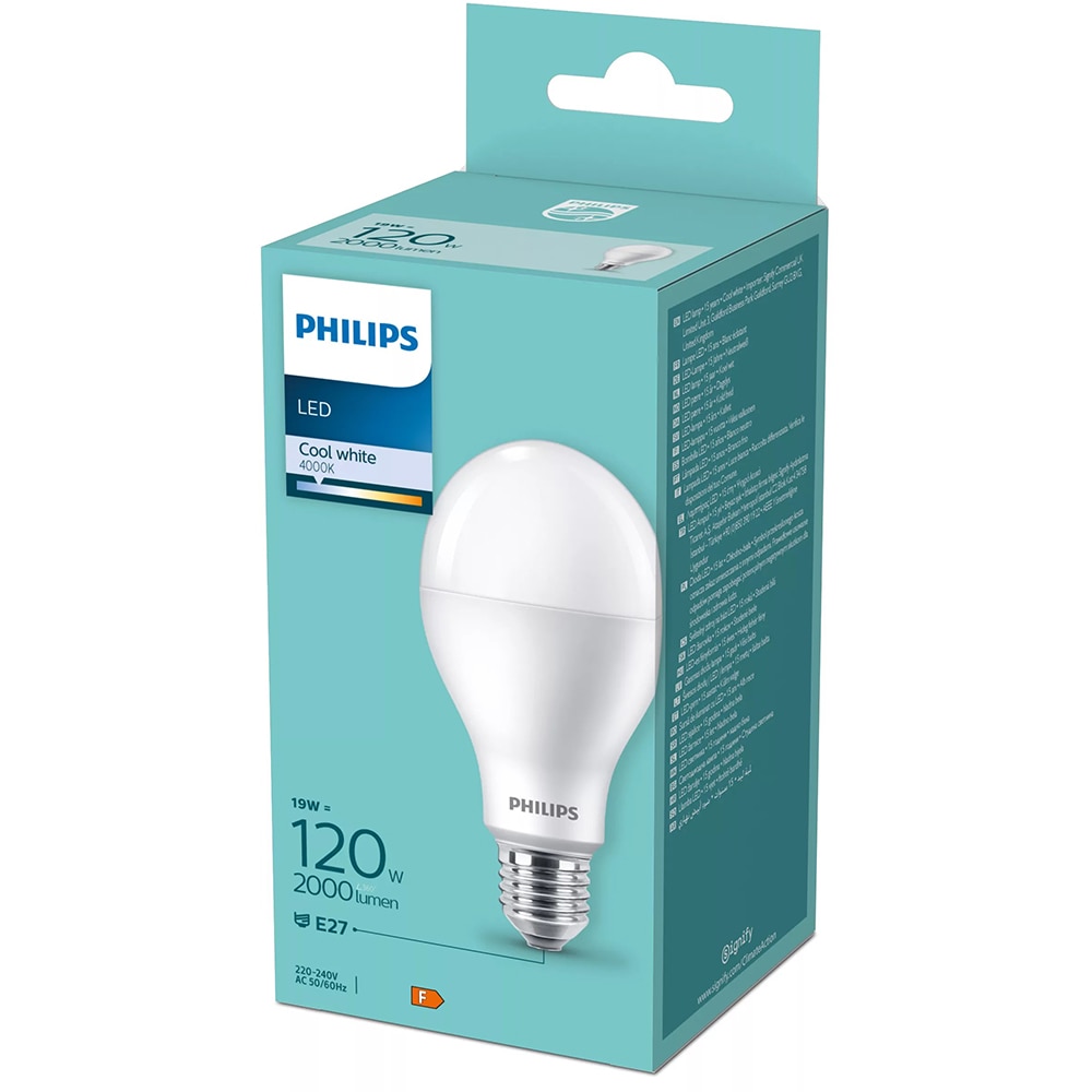 Bec LED PHILIPS 8721103055699, E27, 19W, 2000lm, lumina rece