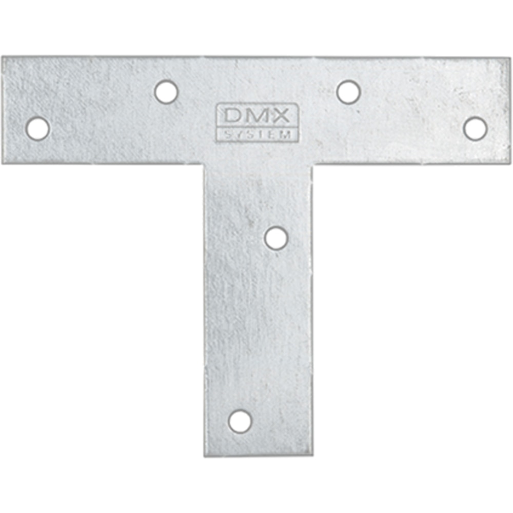 Conector tip T DMX 4628, otel, 140 x 110 x 2 mm