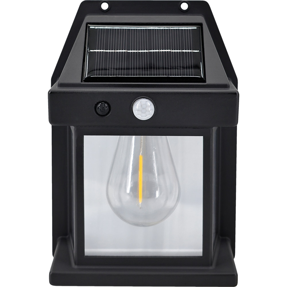 Aplica solara, 0.06W, LED incorporat, negru