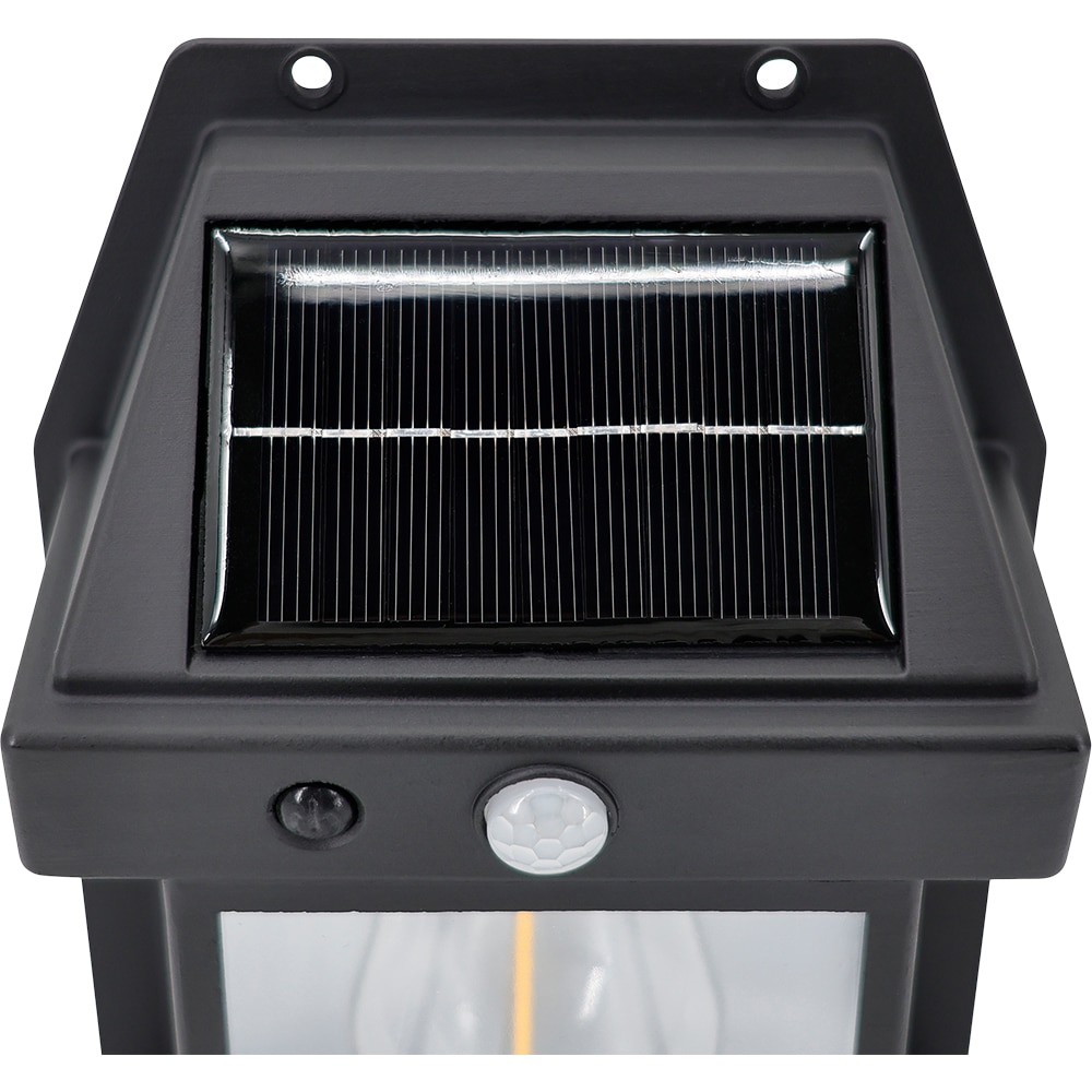 Aplica solara, 0.06W, LED incorporat, negru