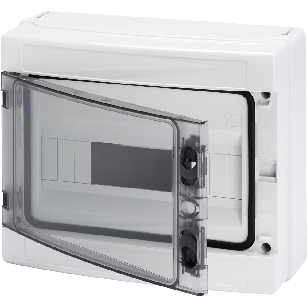 Cofret aparent GEWISS GW40103, 12 module, IP65, alb