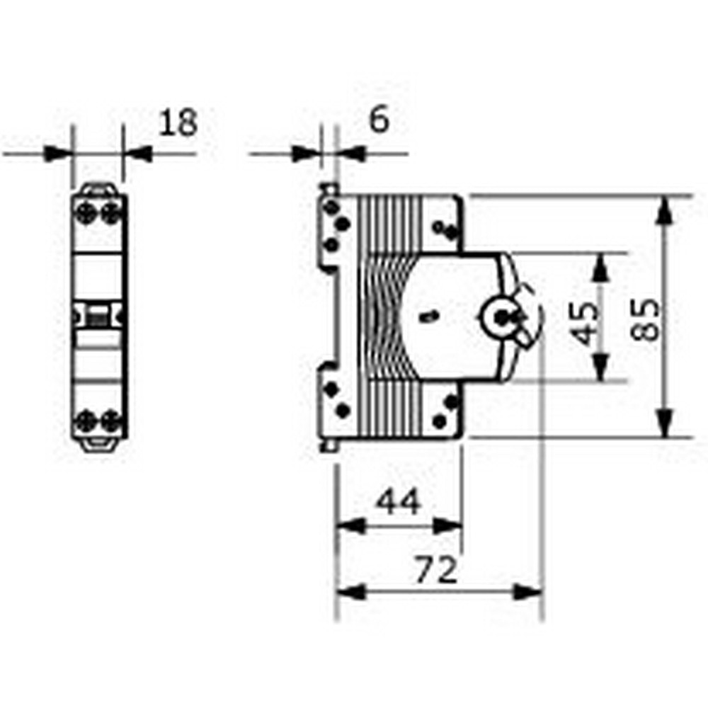 Siguranta automata GEWISS GW90326, 1P+N, 10A, curba B, IP20, gri