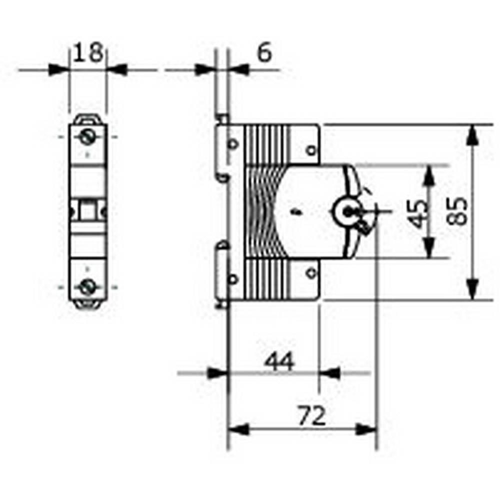 Siguranta automata GEWISS GW92308, modulara, 16A, curba B, IP20, gri