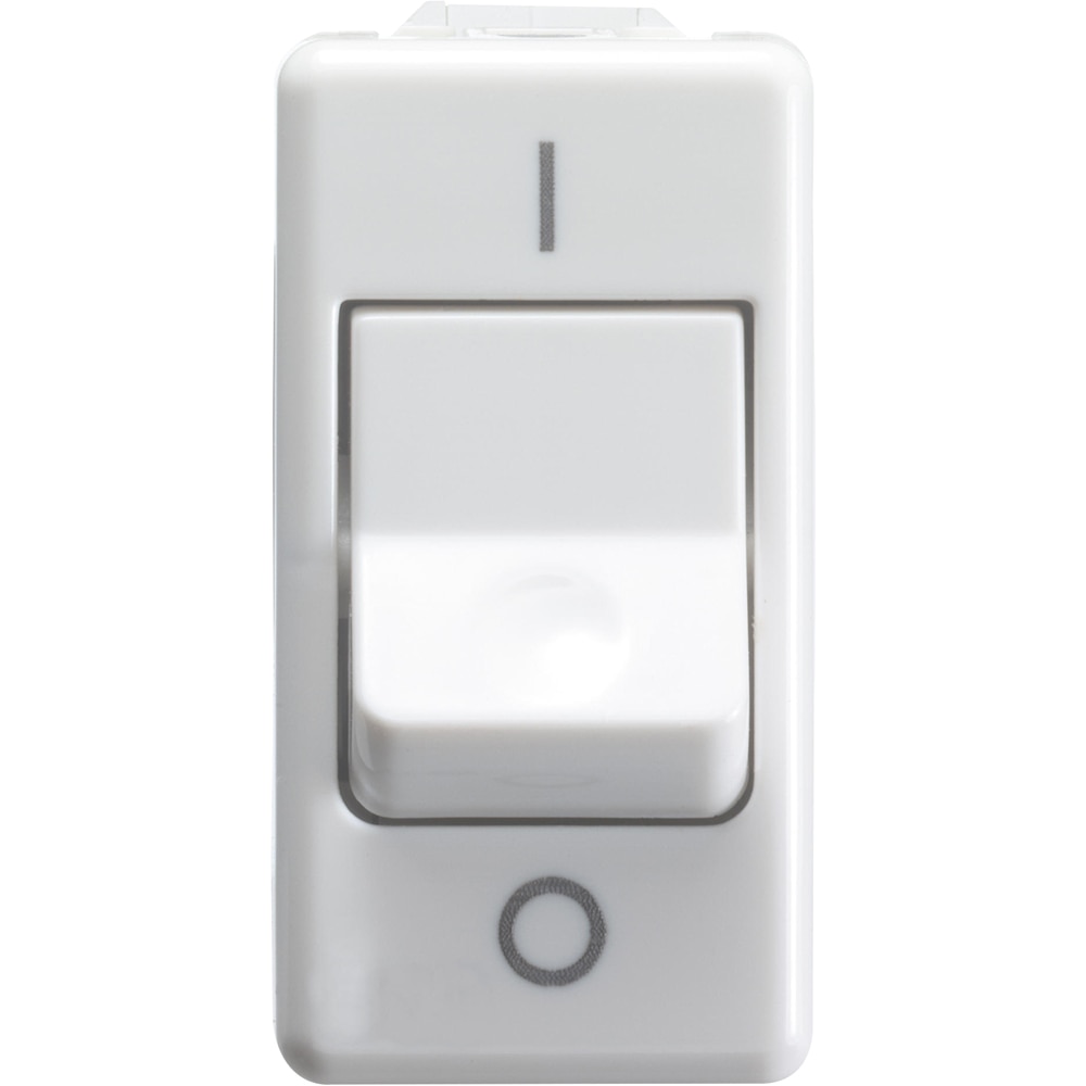 Intrerupator standard GEWISS GW20585, aparent, 10A, alb