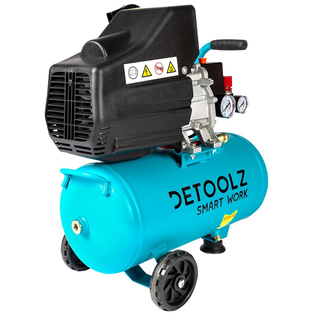 Compresor aer DETOOLZ DZ-C332, cu ulei, 24 litri, 1500W, 8bar