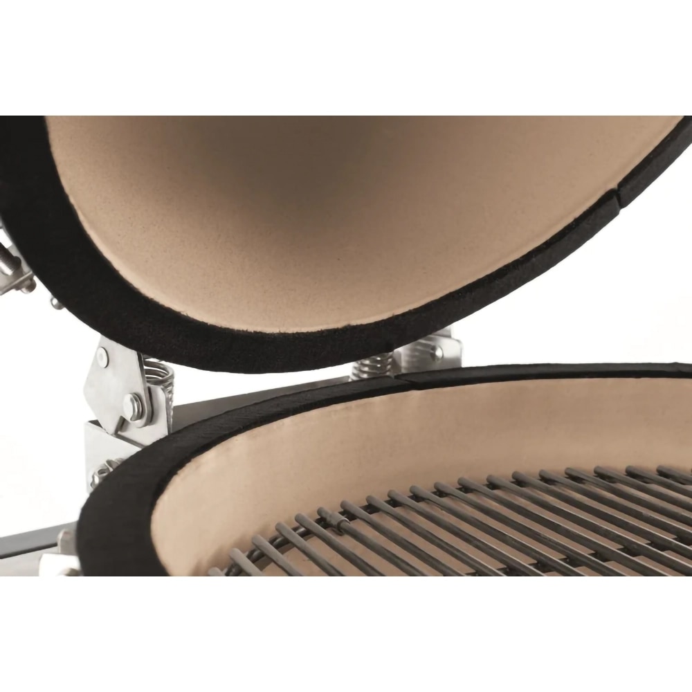 Gratar pe carbuni LANDMANN Kamado, 45 cm, masa de lucru, gri