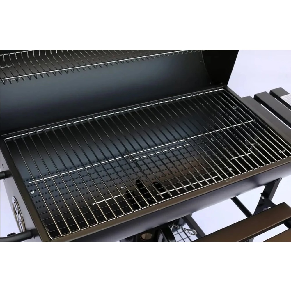 Gratar carbune LANDMANN, metal, negru