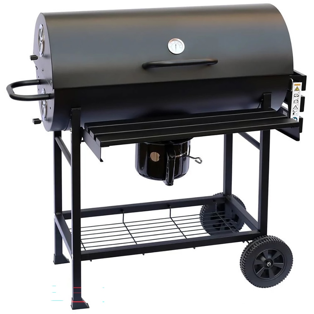 Gratar carbune LANDMANN, metal, negru