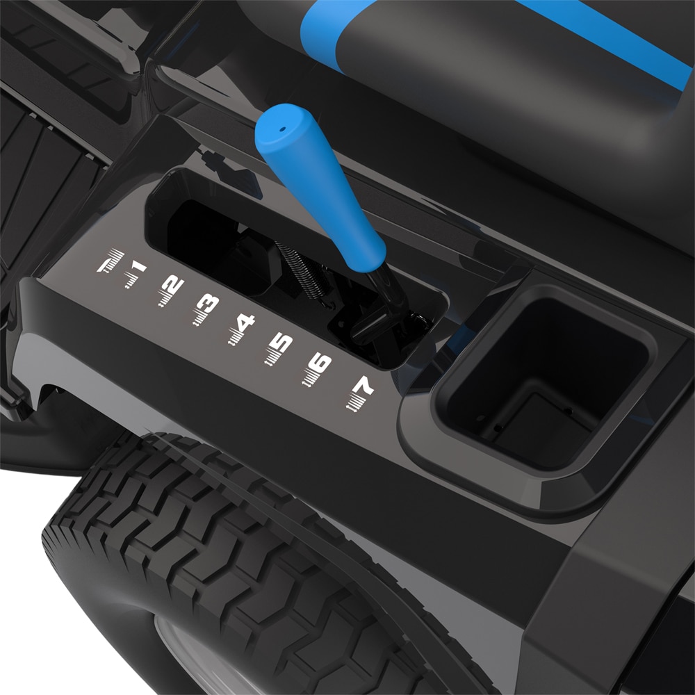 Tractor de tuns iarba MAC ALLISTER, 432 CC, 98 cm, 7 trepte, cos 280 l, negru-albastru