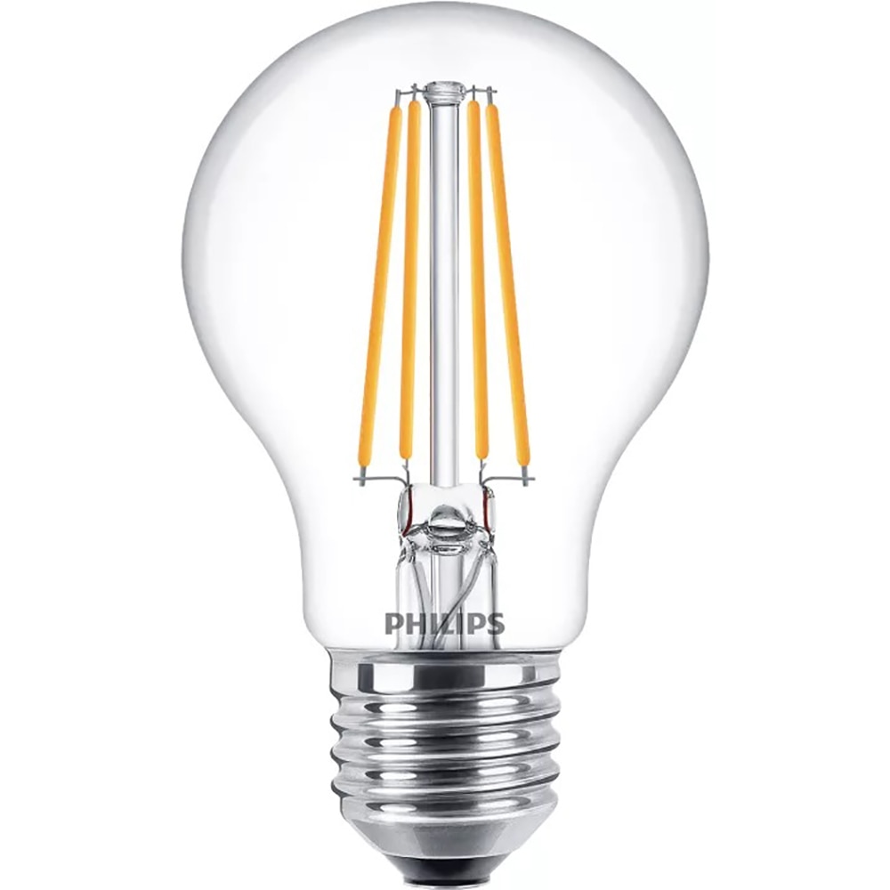 Set 3 becuri filament LED PHILIPS 8718699777777, E27, 7W, 806lm, lumina calda
