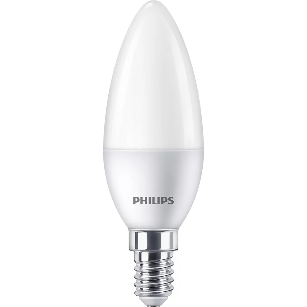 Bec LED PHILIPS Candle 8719514312524, E141 5W, 470lm, lumina calda