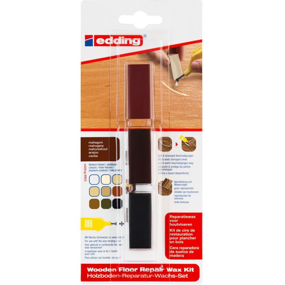 Kit EDDING 8902, ceara pentru reparatii pardoseala, mahon