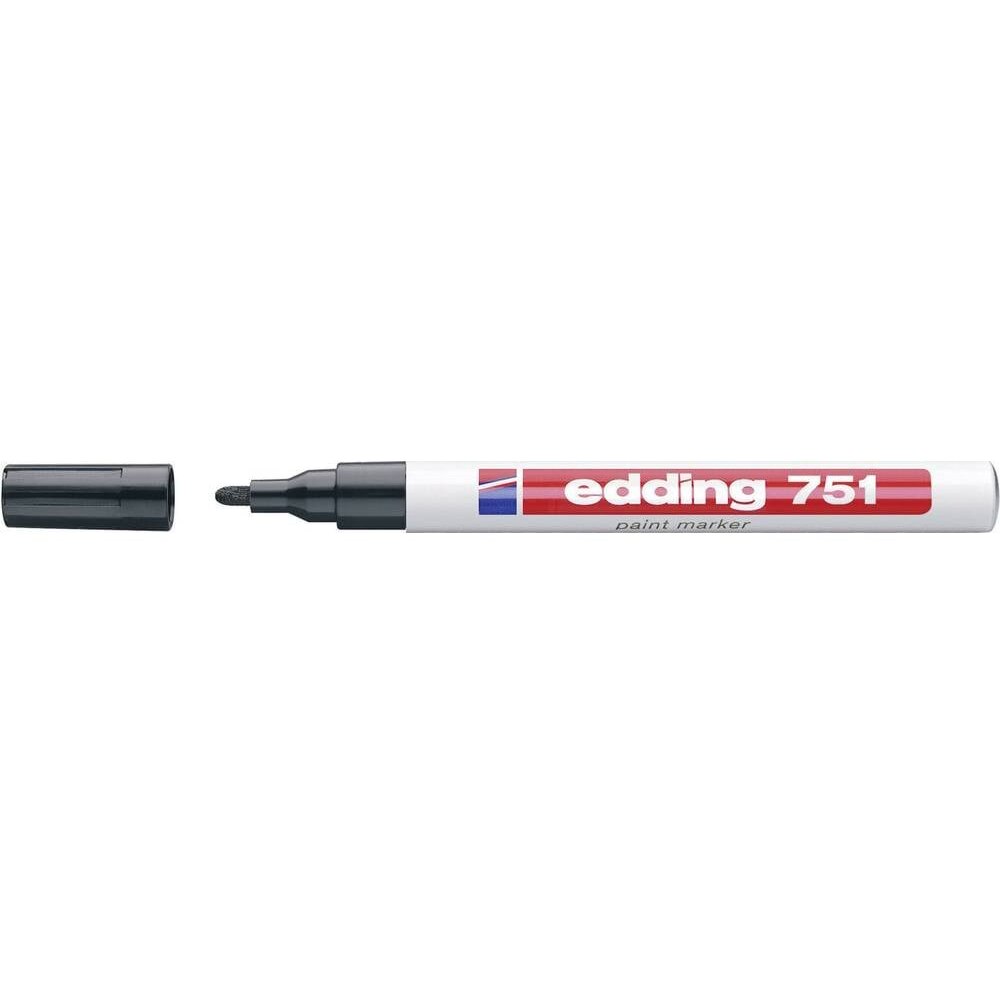 Marker cu vopsea EDDING 751, 1-2 mm, negru