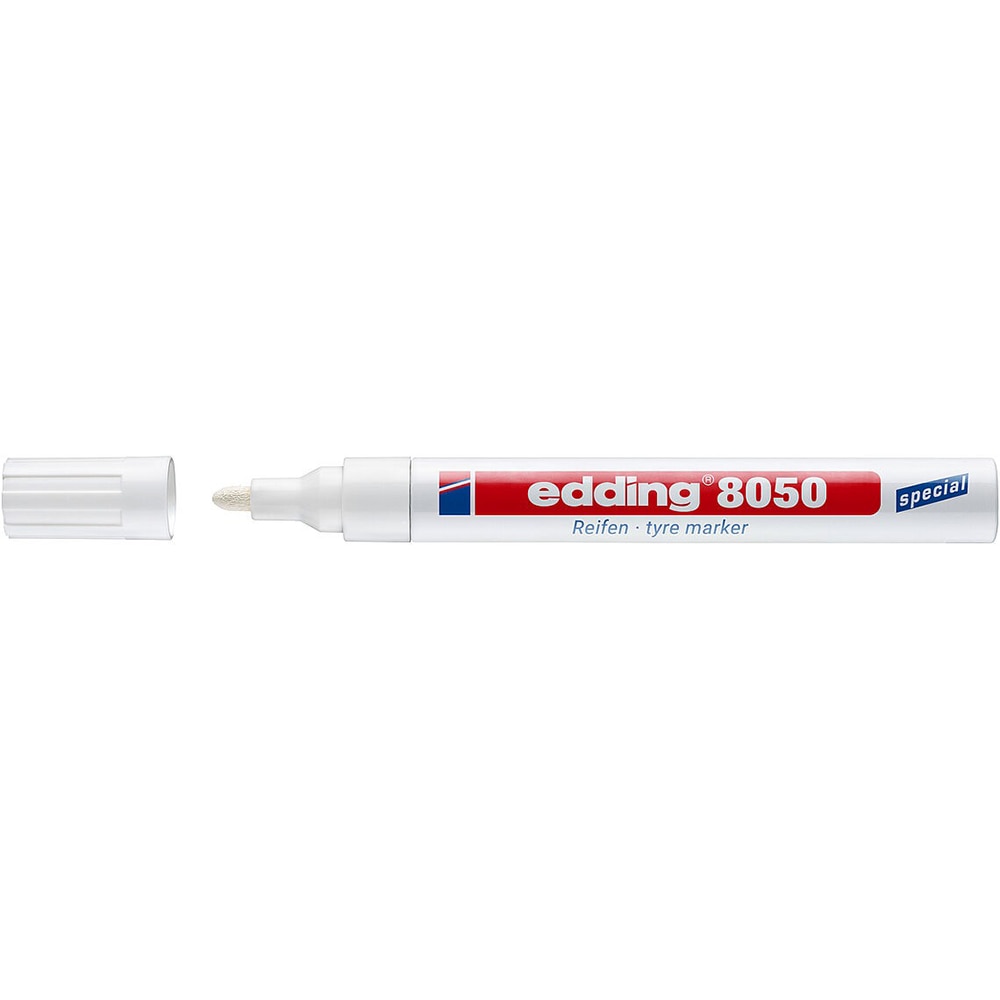 Marker pentru anvelope EDDING 8050, 2-4 mm, alb