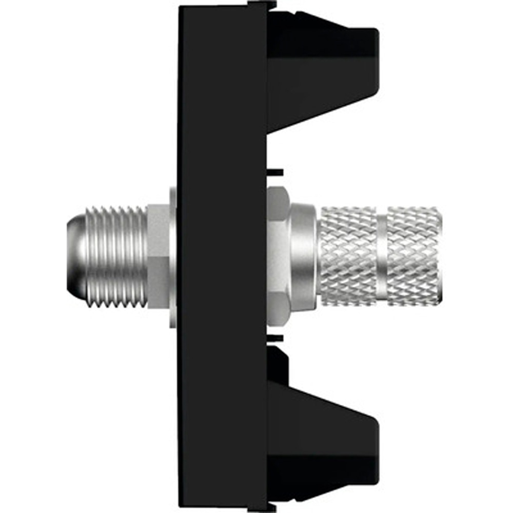 Priza TV HIMEL, interior, IP20, 1 modul, negru