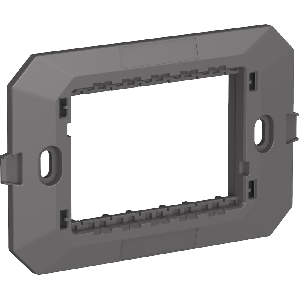 Suport fixare HIMEL Flexo, 3 module, 118 x 10 x 72.5mm, negru