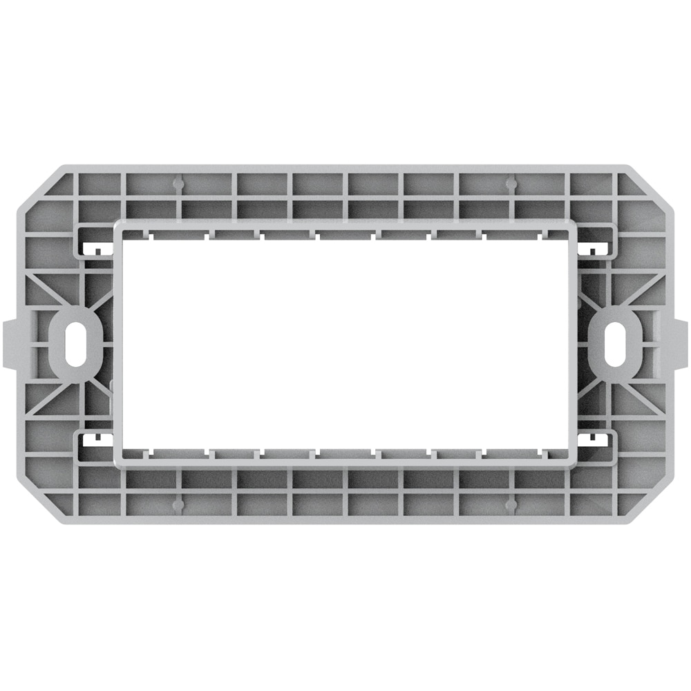 Suport fixare HIMEL Flexo, 4 module, 137 x 10 x 72.5mm, alb