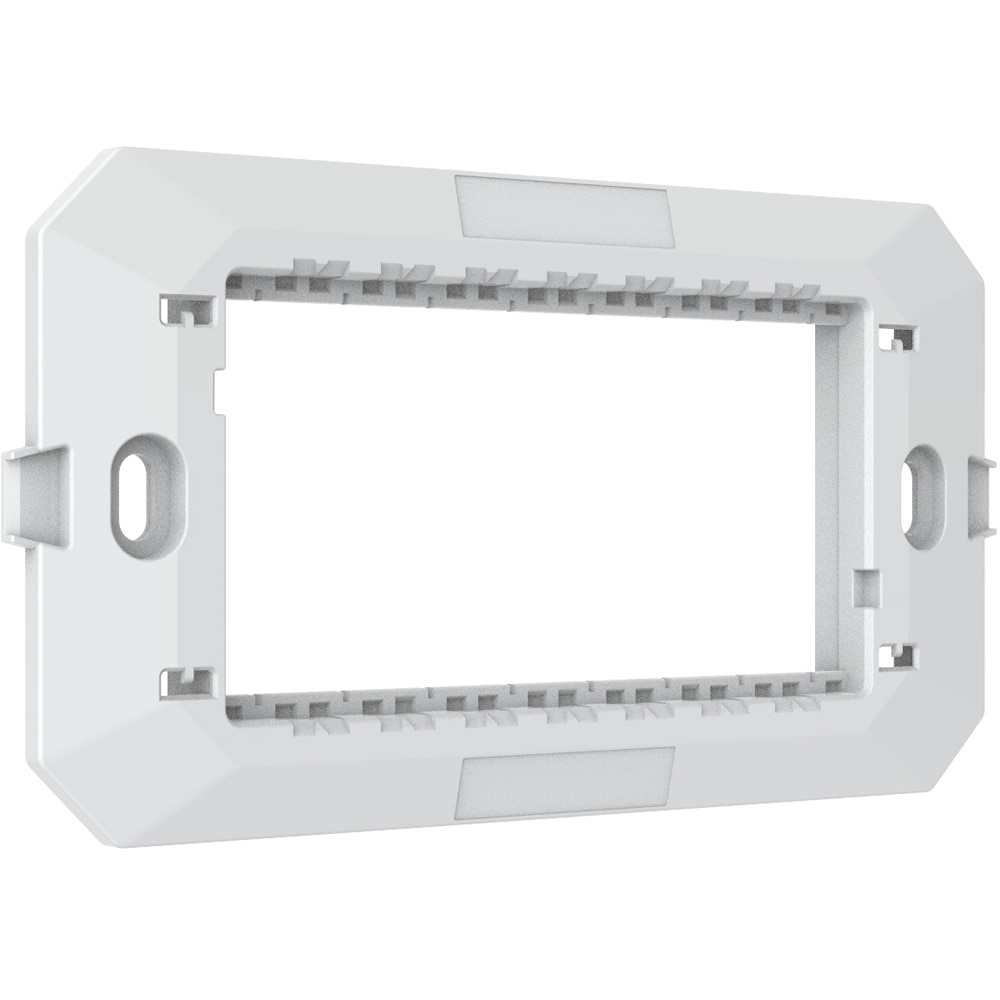 Suport fixare HIMEL Flexo, 4 module, 137 x 10 x 72.5mm, alb