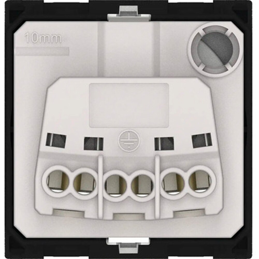 Priza HIMEL, interior, IP20, 16A, 1 modul, negru