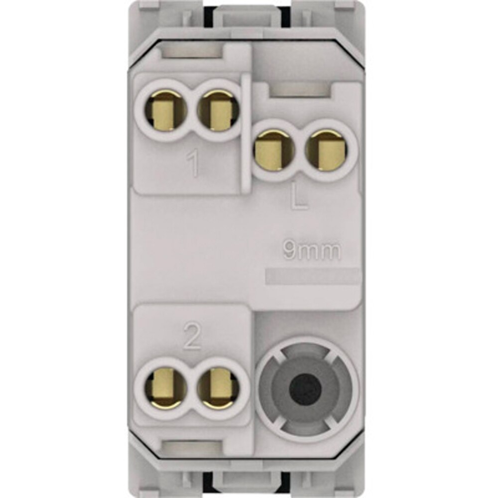 Intrerupator cap-scara HIMEL, incastrat, 16A, 1 modul, negru