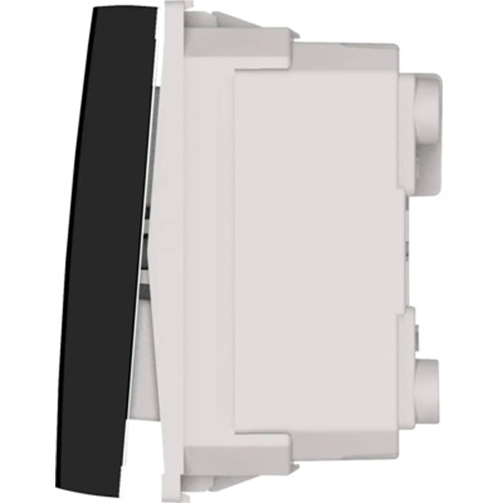 Intrerupator cap-scara HIMEL, incastrat, 16A, 1 modul, negru