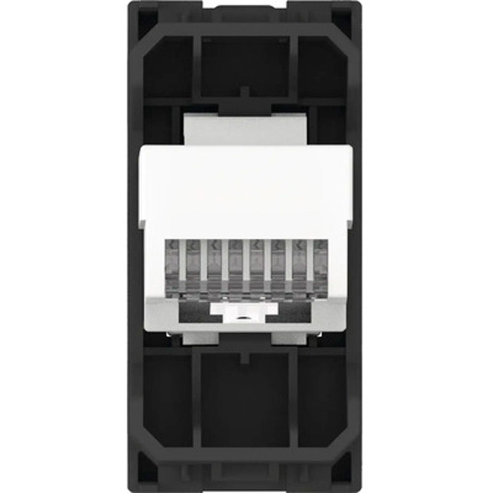 Priza telefon HIMEL, interior, IP20, 1 modul, negru