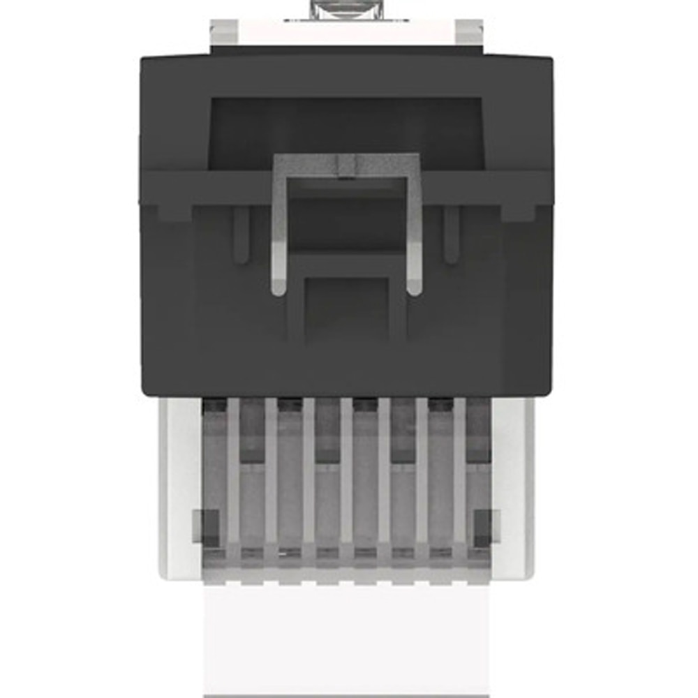 Priza telefon HIMEL, interior, IP20, 1 modul, negru