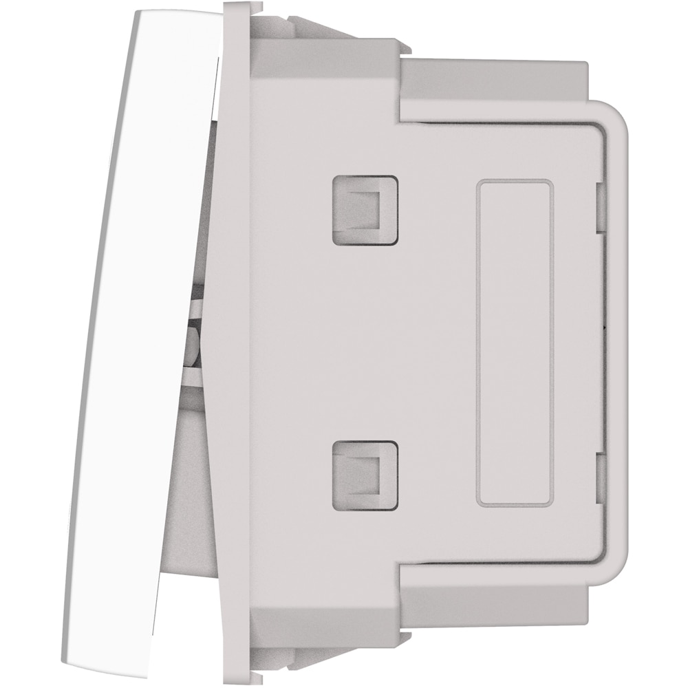 Intrerupator draperie HIMEL, incastrat, 10A, 1 modul, alb