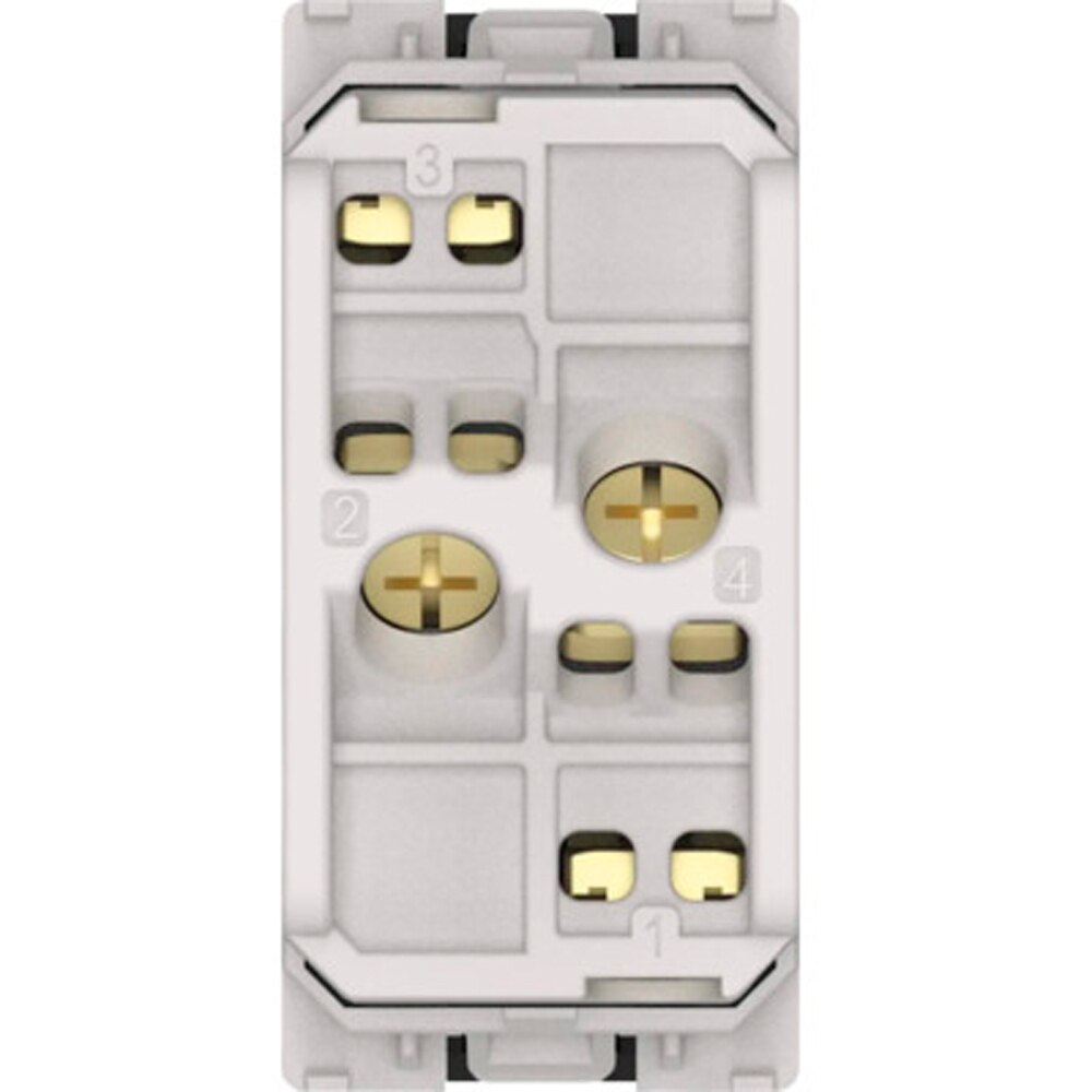 Intrerupator draperie HIMEL, incastrat, 10A, 1 modul, negru