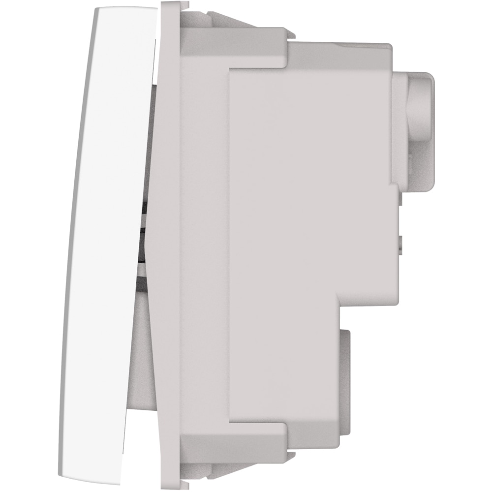 Intrerupator cu LED HIMEL, incastrat, 16A, 1 modul, alb